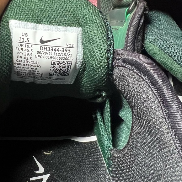 Nike Metcon 7 Flyease Pro Green Black size 11.5 Men Crossfit Gym Training - Picture 9 of 9